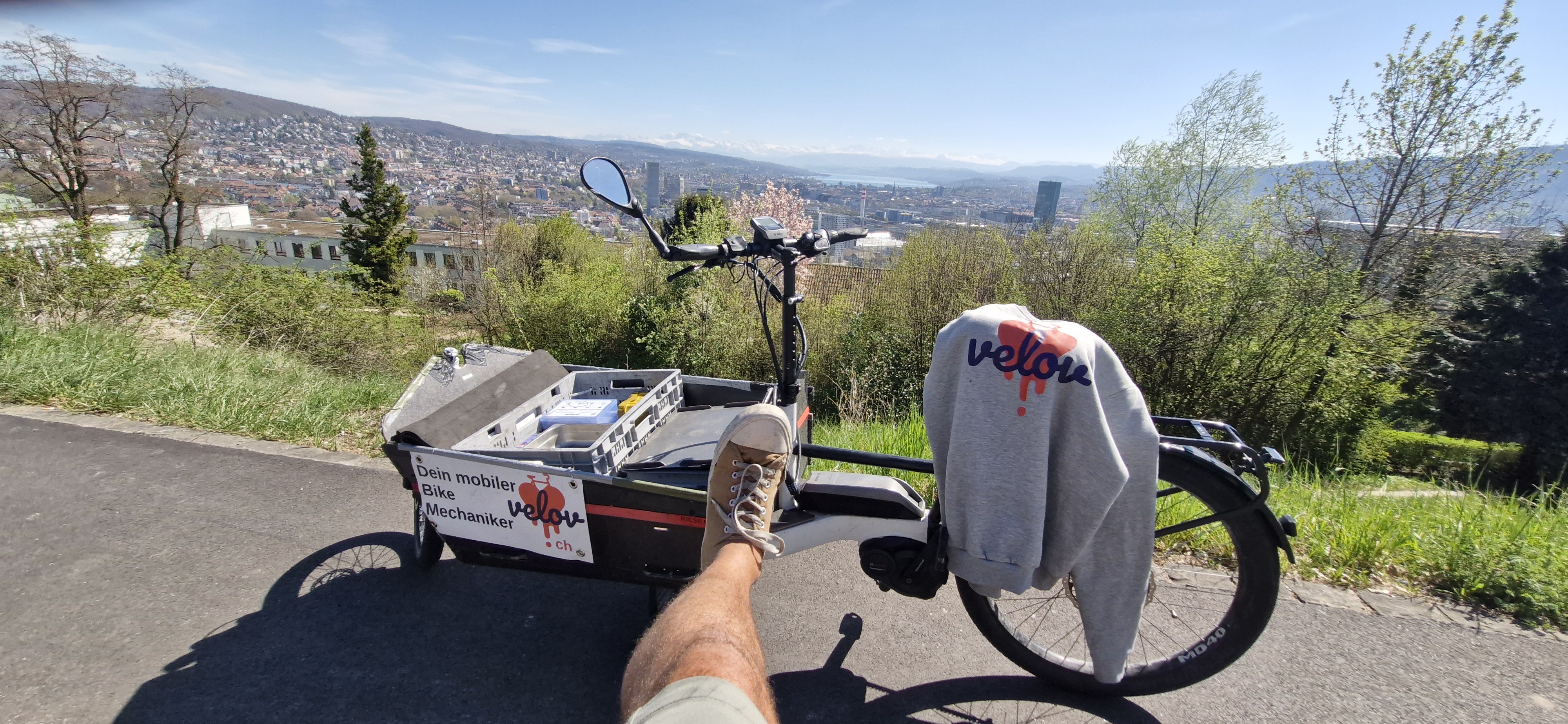 VELOV Mechaniker unterwegs in Zürich